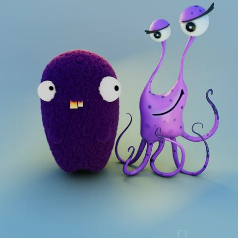 Monster Duo, Final Render
