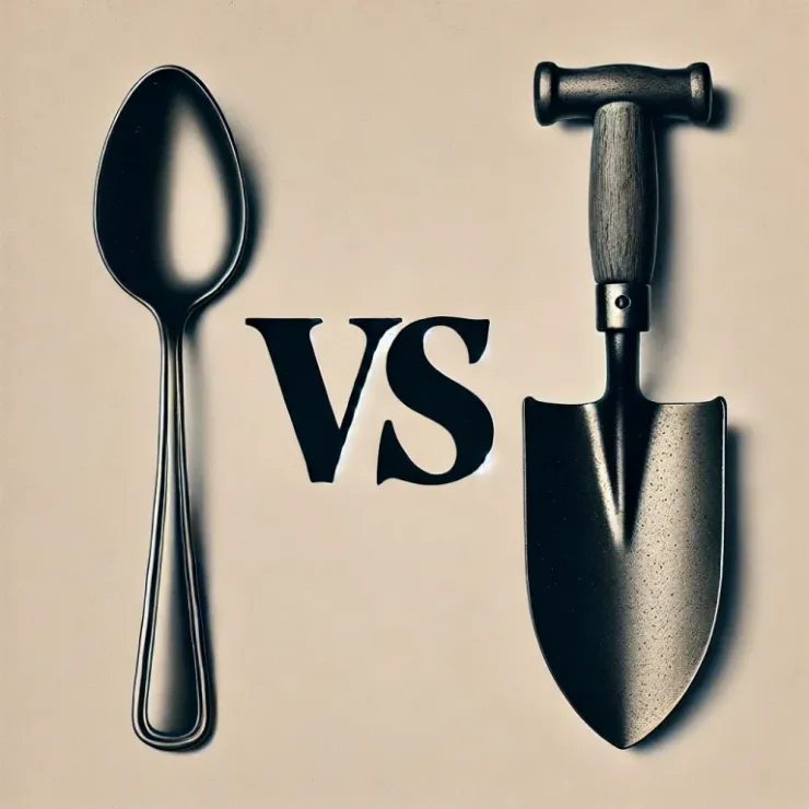 Spoon vs Spade