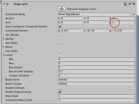 unity-physics-hinge-joint-settings